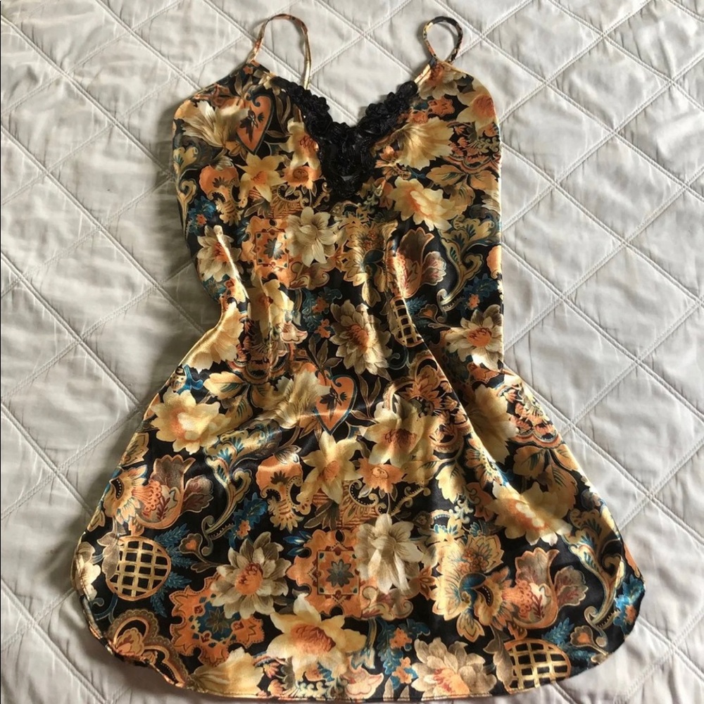 Vintage satin dress